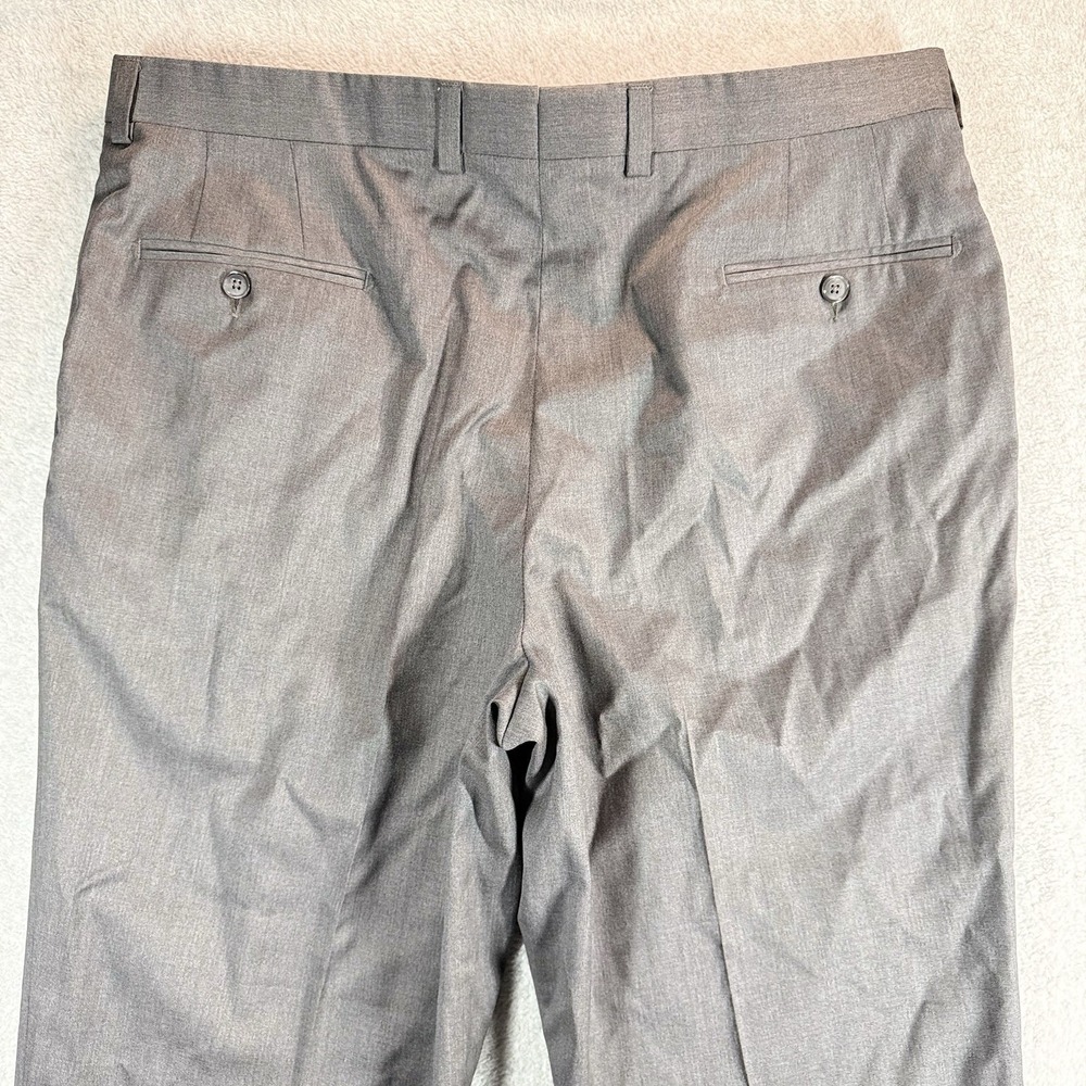 Jack Victor Loro Piana Dress Pants Mens 38x30‎ Gray Trousers Union Made Canada - Picture 3 of 12